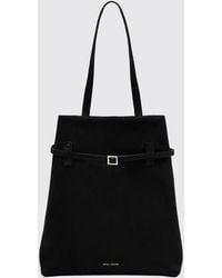 MANU Atelier - Tote Du Jour Leather And Suede Shoulder Bag With Double Handle - Lyst