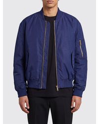 Balmain - Nylon Bomber Jacket With Zip Closure And Patch Pockets - Lyst