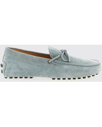Tod's - Gommino Driver Suede Loafers - Lyst