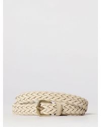 Brooksfield - Cinturón De Ante Trenzado - Lyst