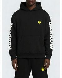 Barrow - Cotton Hoodie With Logo - Lyst