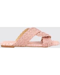 Castañer - Padme Woven Raffia Mules With Low Heel - Lyst