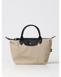 Longchamp - Le Pliage Energy S Recycled Nylon And Leather Bag - Lyst