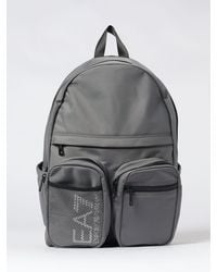 EA7 - Printed Logo Polyester Backpack - Lyst