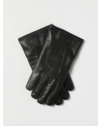 Emporio Armani Leder Handschuhe mit Logo-Prägung in Braun für Herren Herren Accessoires Handschuhe 