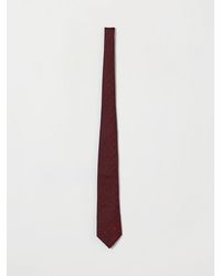 Etro - Einfarbige Krawatte Aus Reiner Seide Mit Gesticktem Pegaso-Logo - Lyst