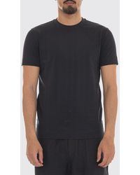 Emporio Armani - All-Over Logo Cotton Crew-Neck T-Shirt - Lyst