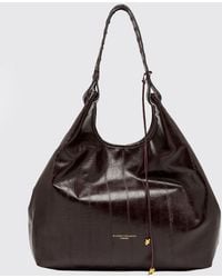 Gianni Chiarini - Dua Cowhide Leather Shoulder Bag With Double Handle - Lyst