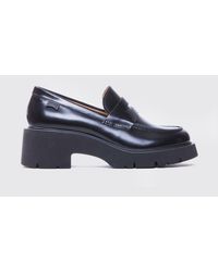 Camper - Milah Brushed Leather Loafers - Lyst