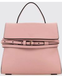 Moschino - Tie Me Ledertasche - Lyst