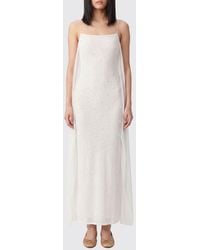 Jacquemus - Viscose Midi Dress With Pearls - Lyst