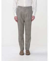 Brunello Cucinelli - Virgin Wool And Silk Chino Pants - Lyst