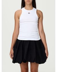 Vivienne Westwood - Basic Stretch Cotton Tank Top - Lyst