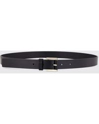 Tom Ford - Adjustable Smooth Bovine Leather Belt With Buckle And Embroidery - Lyst