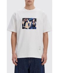 Junya Watanabe - Printed Cotton T-Shirt - Lyst