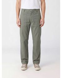 Edwin - Cotton Straight Trousers - Lyst