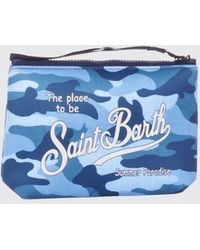 MC2 Saint Barth - Aline Striped Polyester Pouch - Lyst