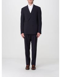Corneliani - Double-Breasted Virgin Wool Suit - Lyst