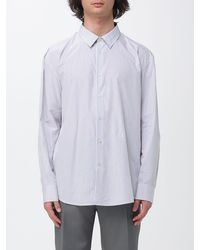 Saint Laurent - Striped Cotton Casual Shirt - Lyst