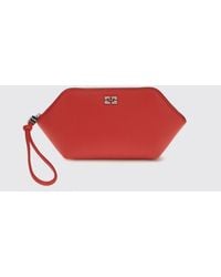 Ganni - Bou Recycled Leather Coin Purse - Lyst