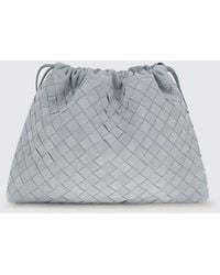 Bottega Veneta - Dustbag Woven Calfskin Clutch With Drawstring Closure - Lyst