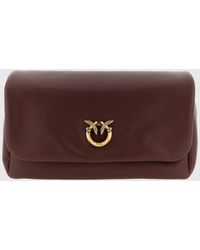 Pinko - Love Bag Click Soft Horizontal Nappa Leather Bag - Lyst