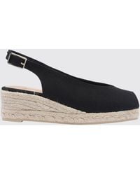 Castañer - Dosalia Mid-Wedge Canvas Sandals With Open Toe And Ankle Strap - Lyst