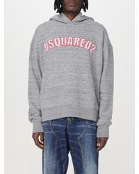 DSquared² - Relaxed Fit Hoodie With Front Kangaroo Pocket - Lyst