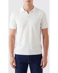 People Of Shibuya - Wool Knit Polo Shirt - Lyst
