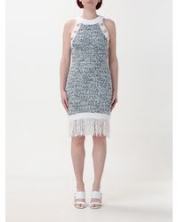 Balmain - Minikleid Aus Tweed - Lyst