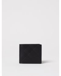 Burberry - Embossed Leather Wallet - Lyst