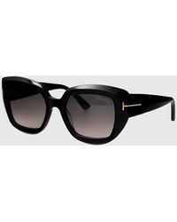 Tom Ford - Ft1192/S Saltzman Acetate Sunglasses By - Lyst