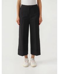 PT Torino - Cotton Twill Cropped Trousers - Lyst