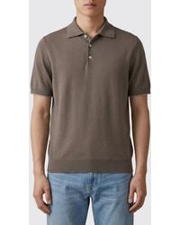 Brunello Cucinelli - Knit Polo Shirt - Lyst