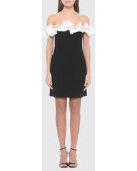 ROTATE BIRGER CHRISTENSEN - Minivestido De Crepé Con Volantes - Lyst