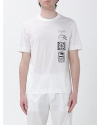Emporio Armani - Cotton T-Shirt With Logo - Lyst