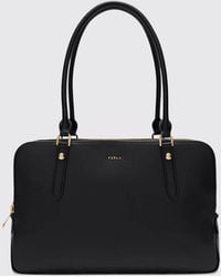 Furla - Giulia Boston Large Shoulder Bag - Lyst