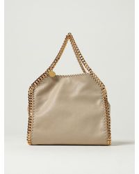 Stella McCartney - Falabella Crackled Synthetic Suede Bag - Lyst