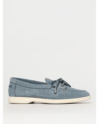 Edhen Milano - Nubuck Boat Loafers Edhén Milano - Lyst