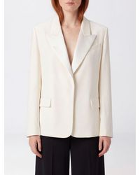 FEDERICA TOSI - Single-Breasted Cropped Crêpe Blazer With Concealed Closure - Lyst