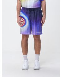 CASABLANCA - Printed Silk Shorts - Lyst