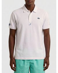 La Martina - Cotton Polo Shirt With Mini Logo - Lyst