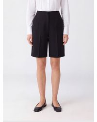 Jacquemus - The Cubisto High-Waisted Tailored Virgin Wool Shorts - Lyst