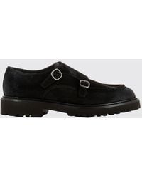 Doucal's - Suede Calfskin Double Monk Strap Shoes - Lyst