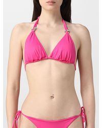 Pinko - Bikini top in tecno jersey stretch - Lyst