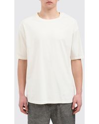 Thom Krom - Cotton T-Shirt With Contrast Stitching - Lyst