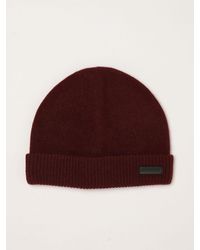 Emporio Armani - Pure Cashmere Ribbed-Knit Beanie Hat - Lyst