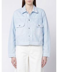 Victoria Beckham - Cropped Shirt Jacket - Lyst
