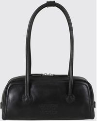 Marge Sherwood - Boston Flared Leather Shoulder Bag With Double Handle - Lyst
