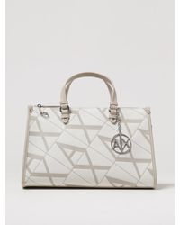 ARMANI EXCHANGE - Borsa A Mano Logata - Lyst